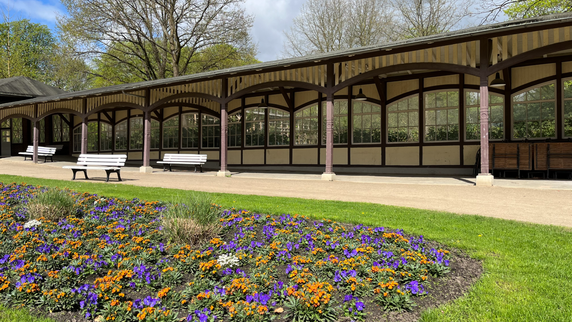 Die Wandelhalle im Lüneburger Kurpark