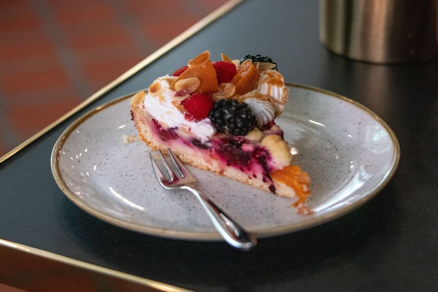Kuchen im Café im Glockenhof in Lüneburg